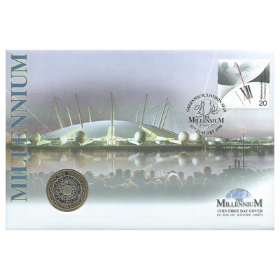 1998 £2 BU Coin - The Millennium Dome